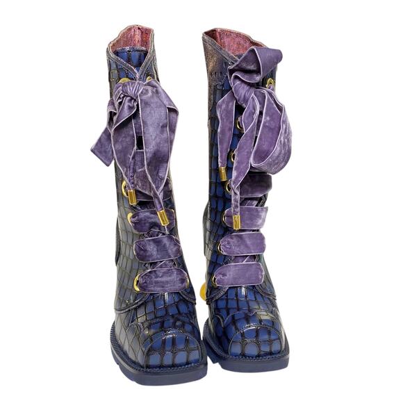 NEW Irregular Choice Women's Dark Tower Royal Blue 6.5 - Picture 2 of 11